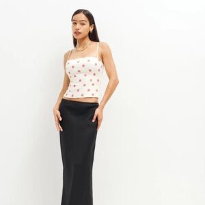 Reformation Overland Linen Top Andie - Size 10